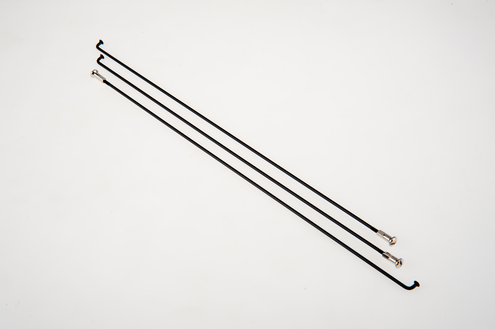 Speichen PHOENIX Durchmesser 2,3 mm Länge 286mm  Stahl schwarz