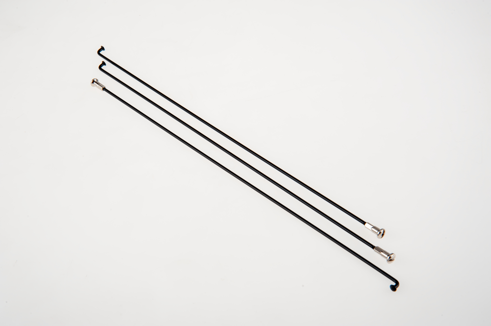 Speichen PHOENIX Durchmesser 2,3 mm Länge 287mm  Stahl schwarz