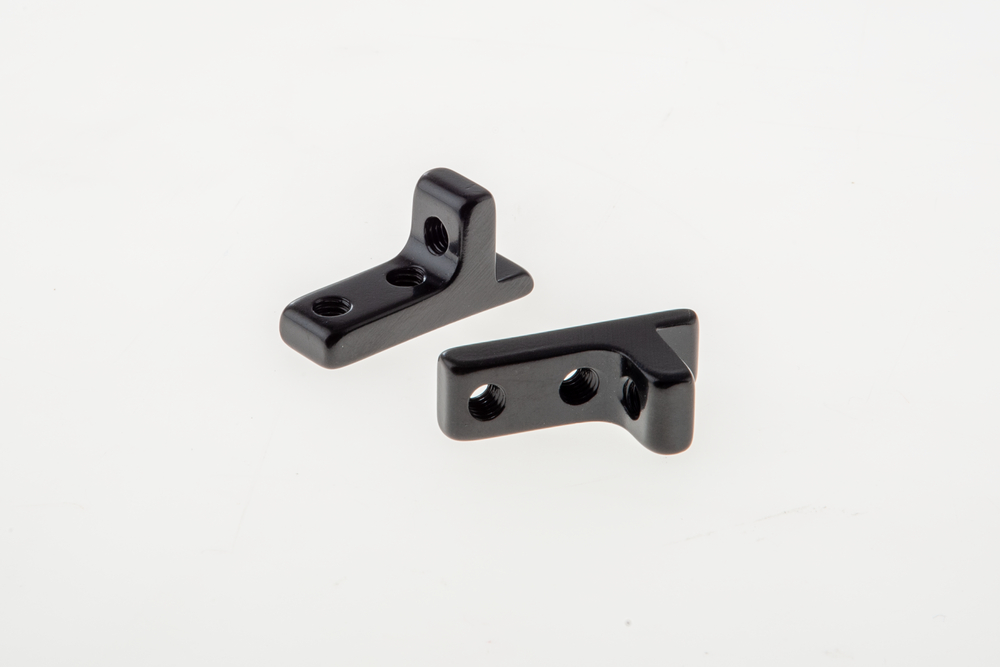 Halter Schutzblech Alu Schwarz